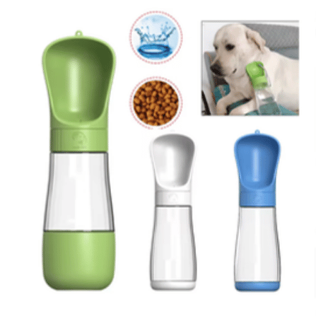 Botella de Agua y Comida para Perros