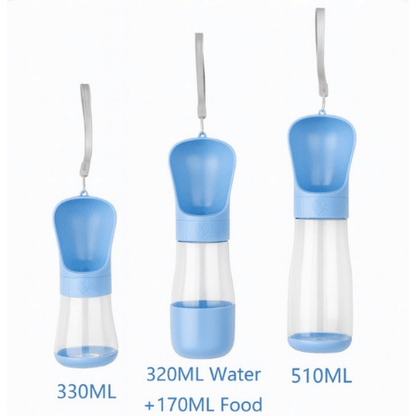 Botella de Agua y Comida para Perros