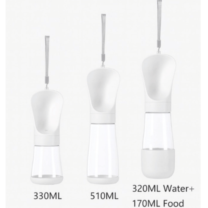 Botella de Agua y Comida para Perros